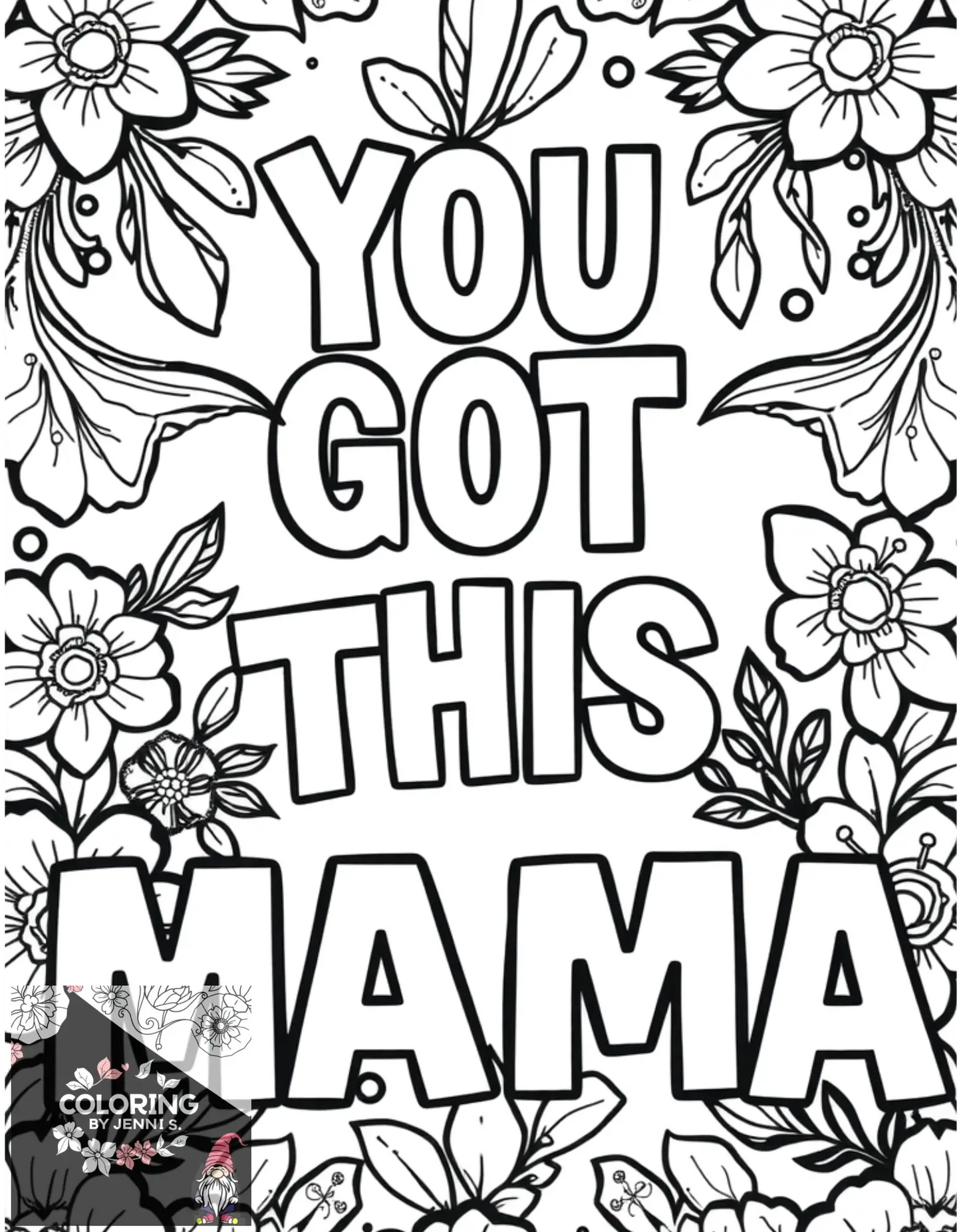 Custom Coloring Book -BUNDLE -Digital Copies -2 Books with 40 Pictures each - Coloring by Jenni S.