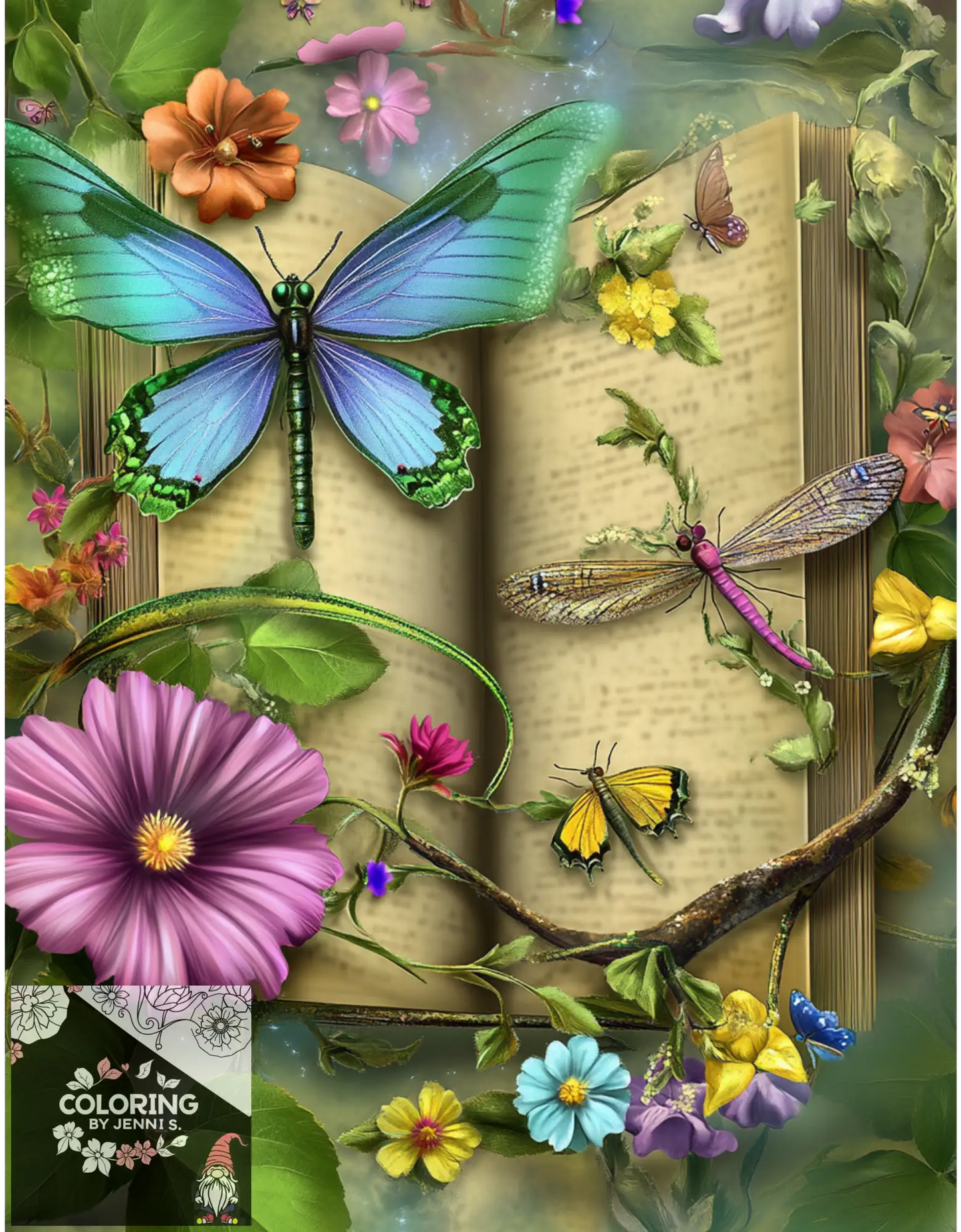 Custom Coloring Book -BUNDLE -Digital Copies -2 Books with 40 Pictures each - Coloring by Jenni S.