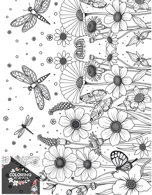 Custom Coloring Book -BUNDLE -Digital Copies -2 Books with 30 Pictures each - Coloring by Jenni S.