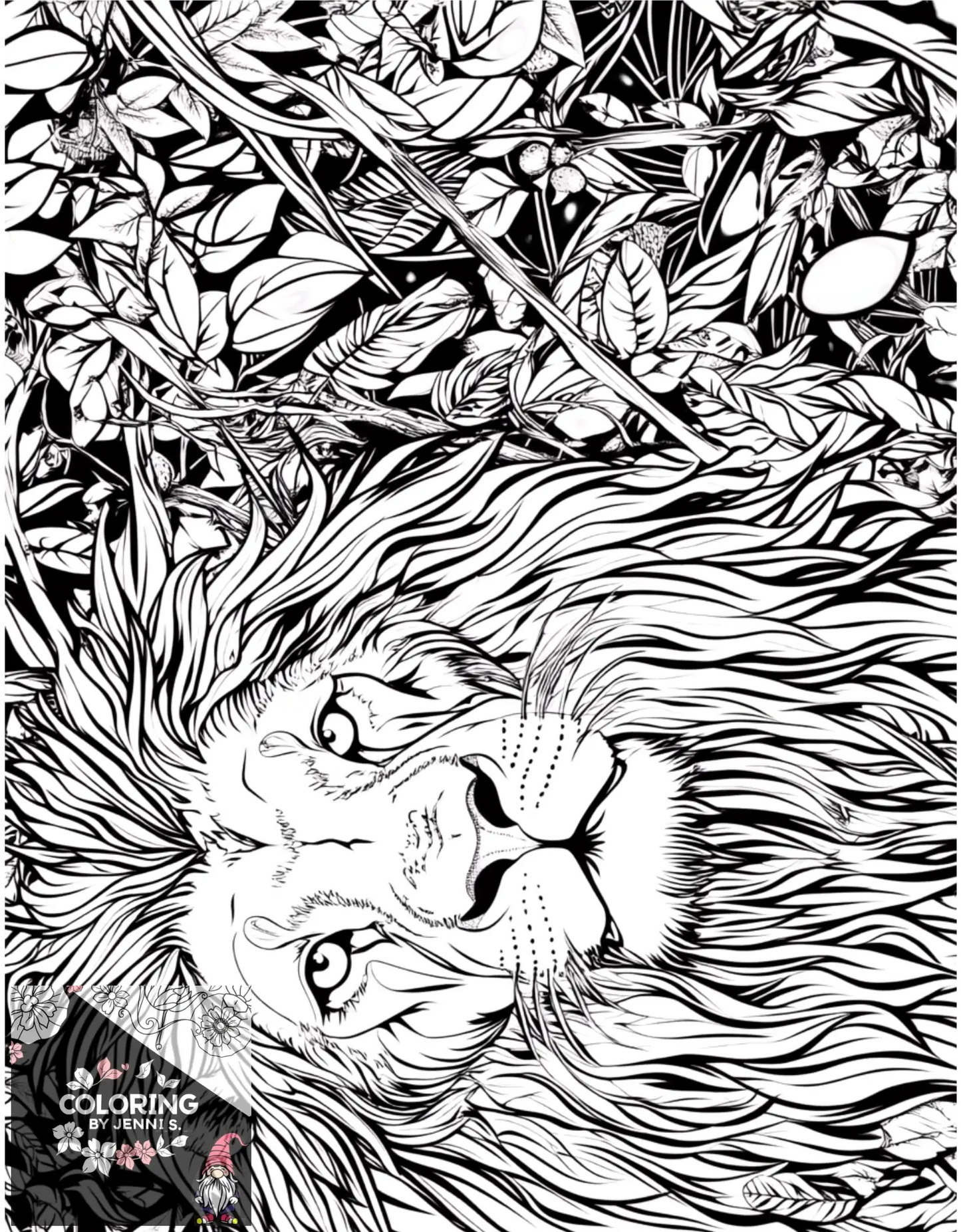 Custom Coloring Book -Digital Copy -20 Pictures - Coloring by Jenni S.