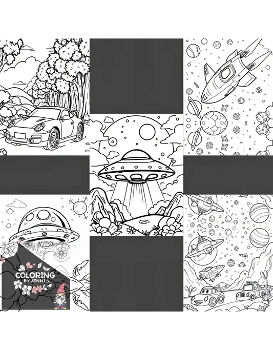 Mason's Coloring Book, a coloring book, by: Jenni S. - Coloring by Jenni S.