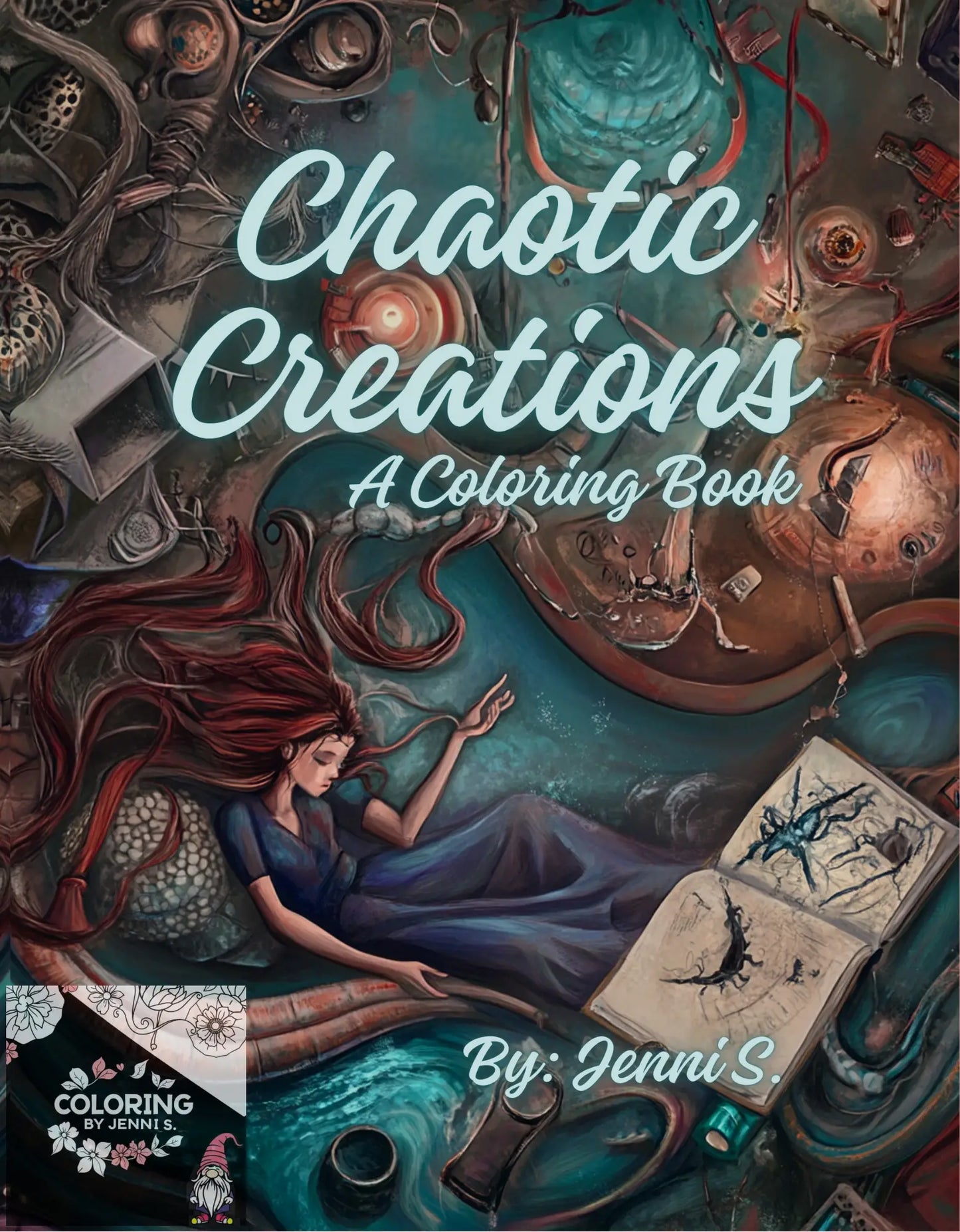 Coloring book cover.