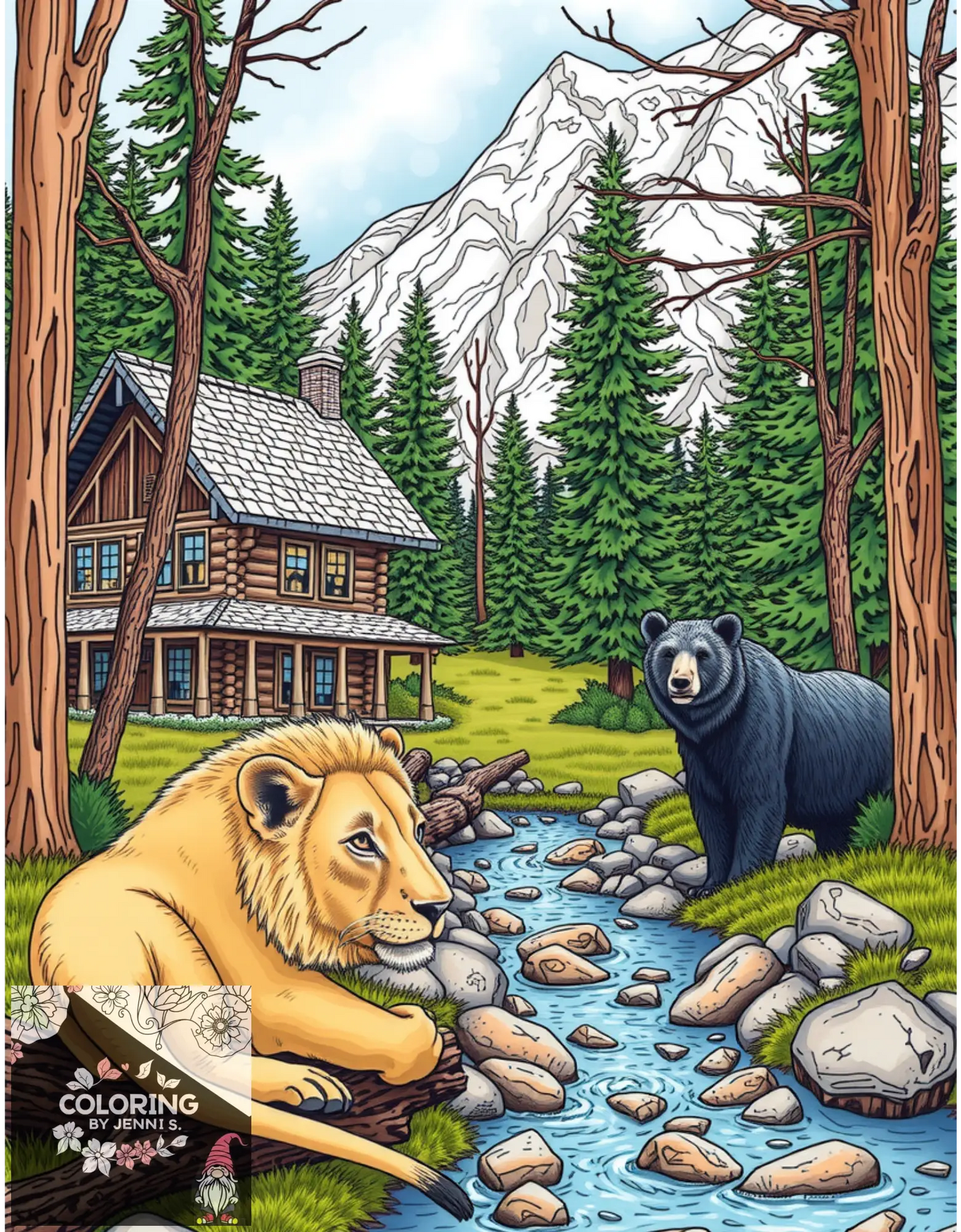 Custom Coloring Book -BUNDLE -Digital Copies -2 Books with 20 Pictures each - Coloring by Jenni S.