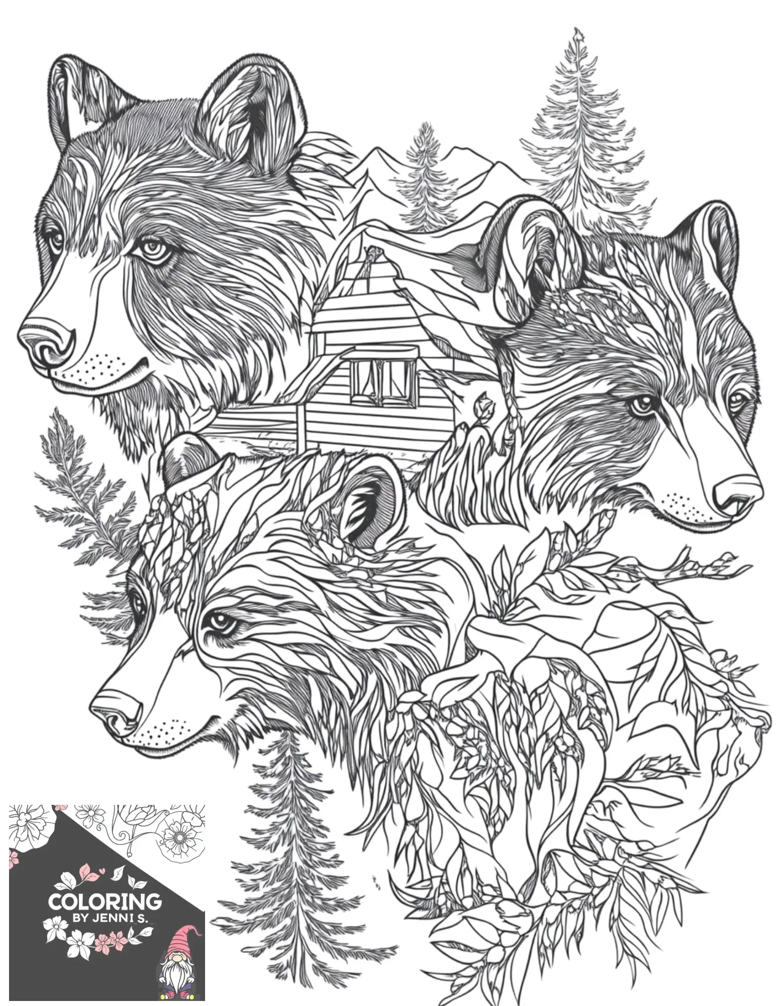 Custom Coloring Book -BUNDLE -Digital Copies -2 Books with 20 Pictures each - Coloring by Jenni S.