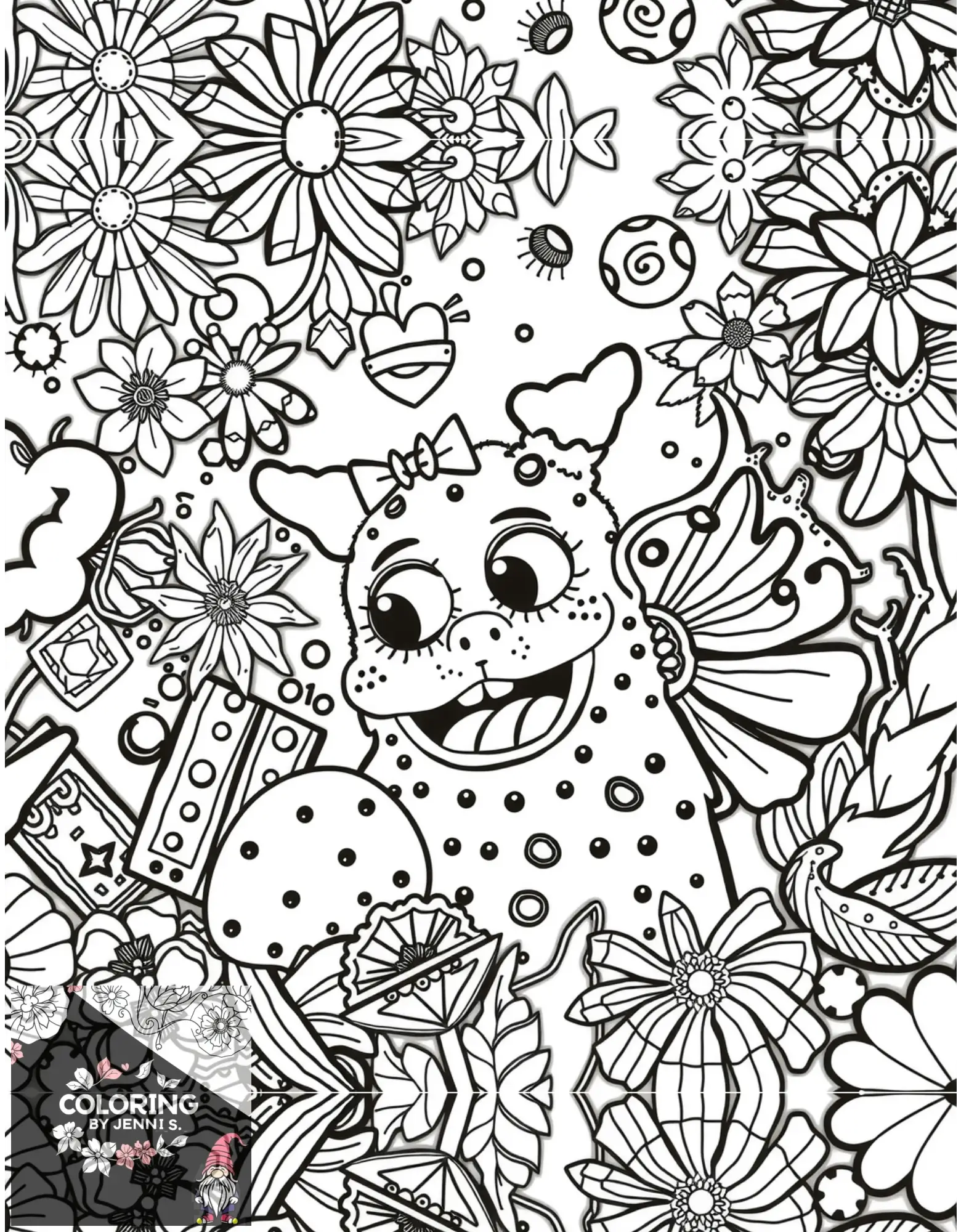 Custom Coloring Book -BUNDLE -Digital Copies -2 Books with 30 Pictures each - Coloring by Jenni S.