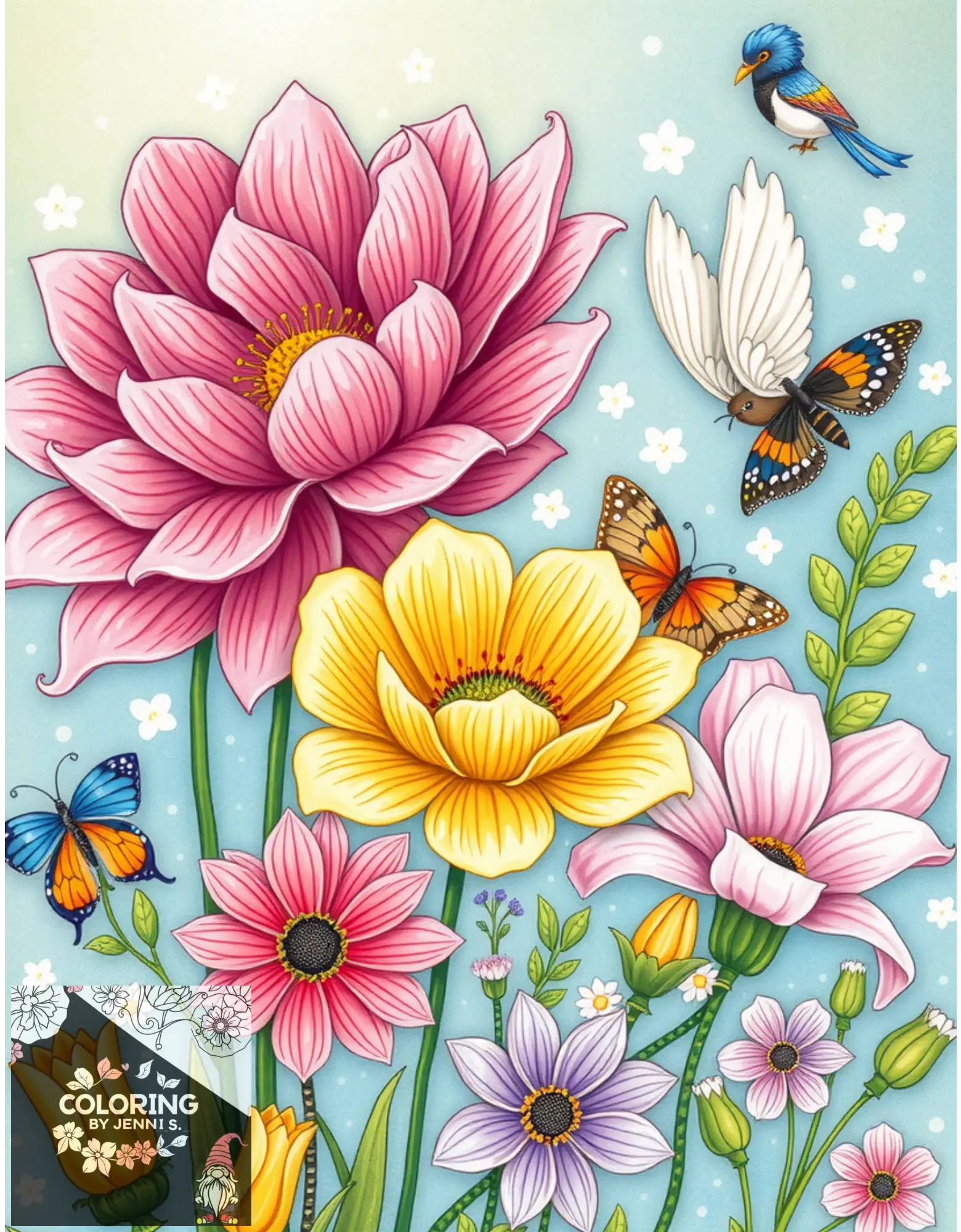 Custom Coloring Book -BUNDLE -Digital Copies -2 Books with 30 Pictures each - Coloring by Jenni S.