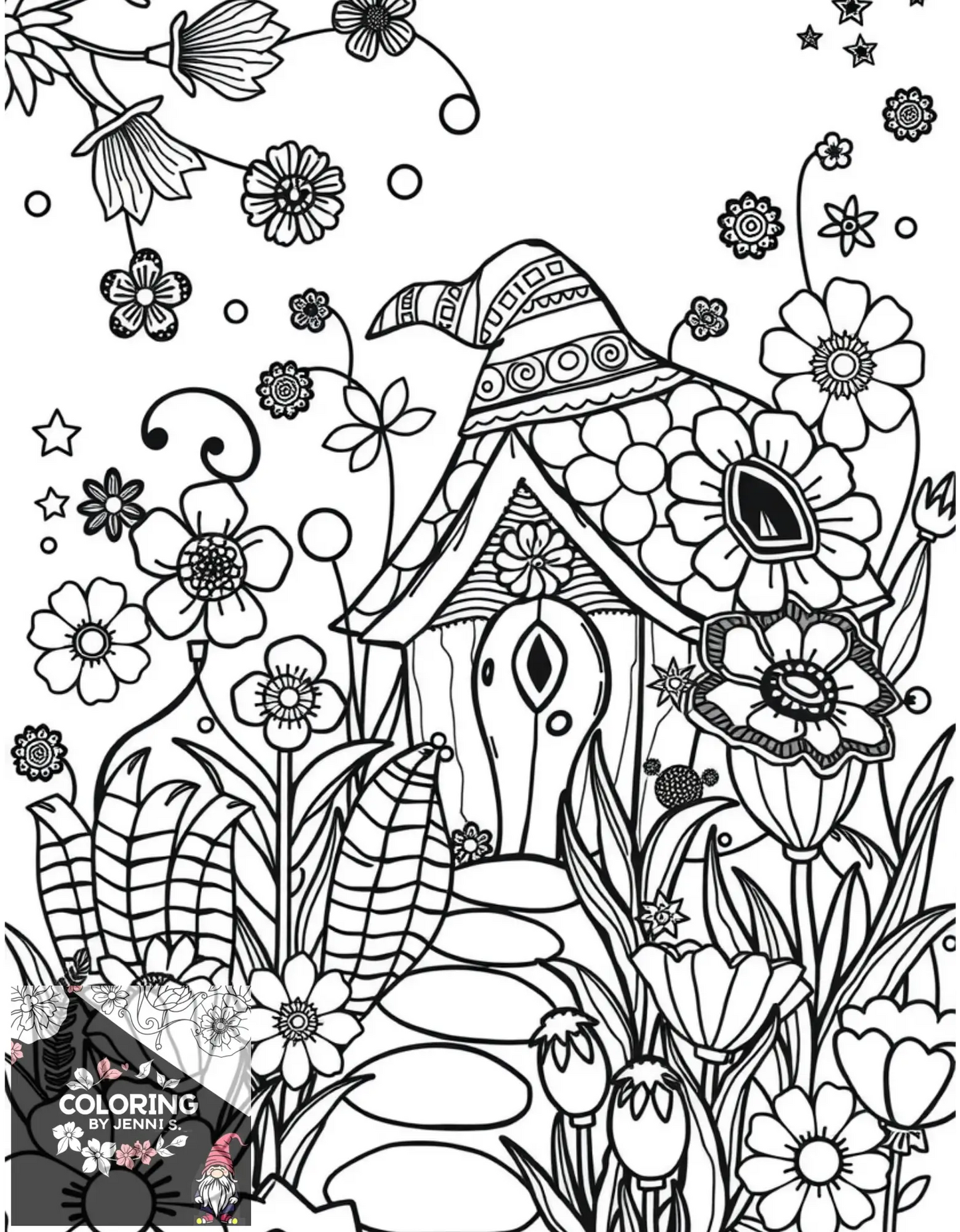 Custom Coloring Book -BUNDLE -Digital Copies -2 Books with 30 Pictures each - Coloring by Jenni S.