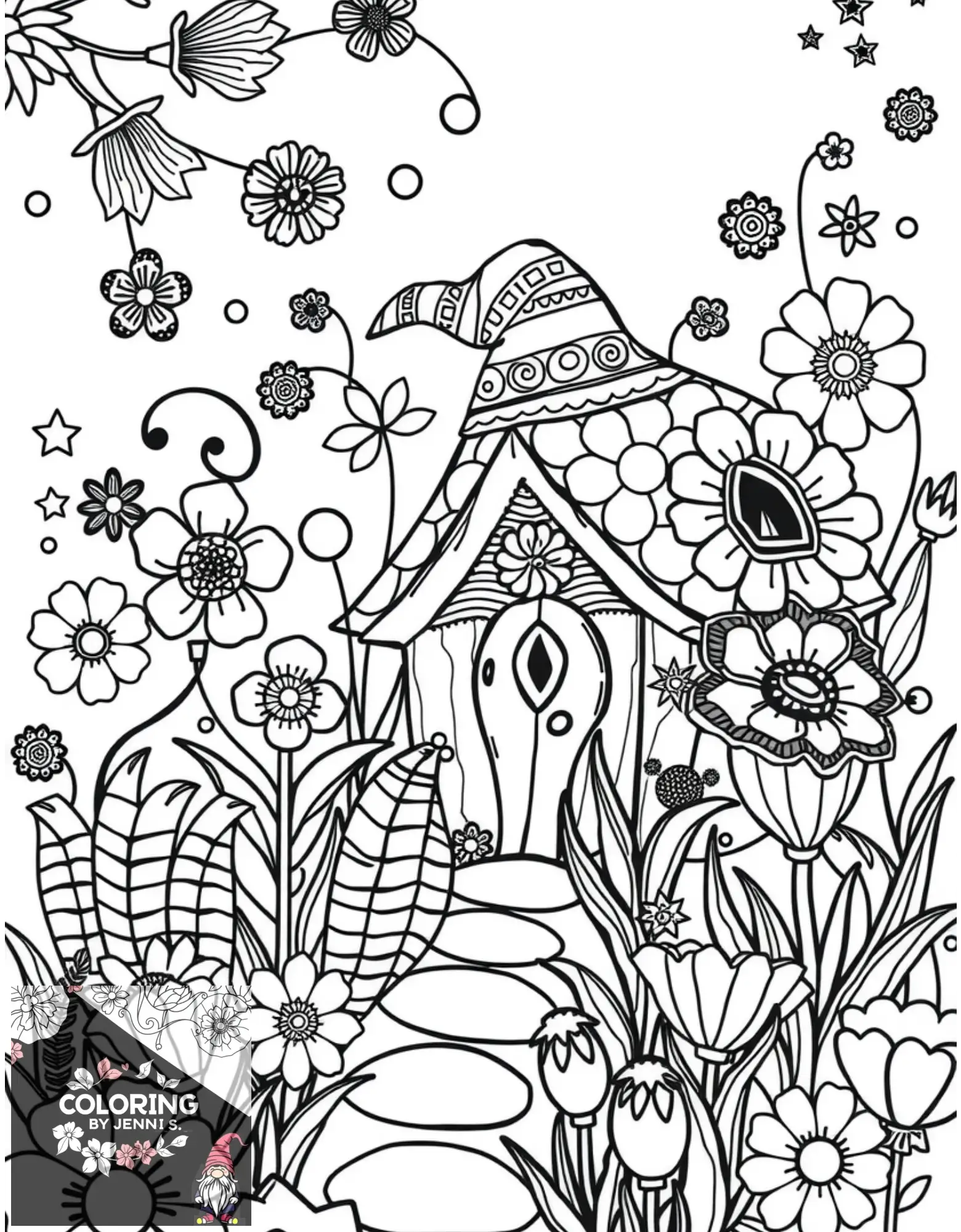 Custom Coloring Book -BUNDLE -Digital Copies -2 Books with 30 Pictures each - Coloring by Jenni S.