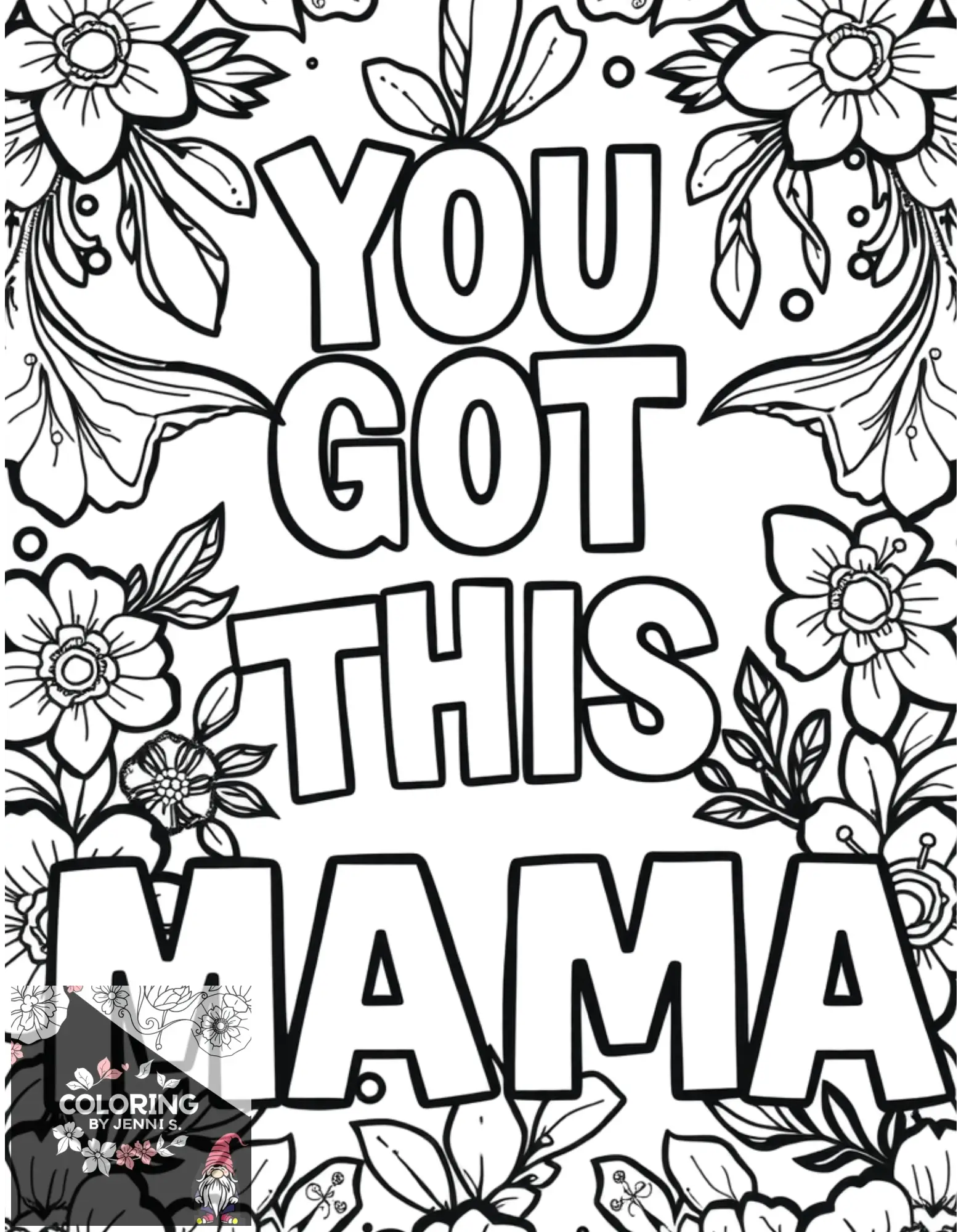 Custom Coloring Book -BUNDLE -Digital Copies -2 Books with 40 Pictures each - Coloring by Jenni S.