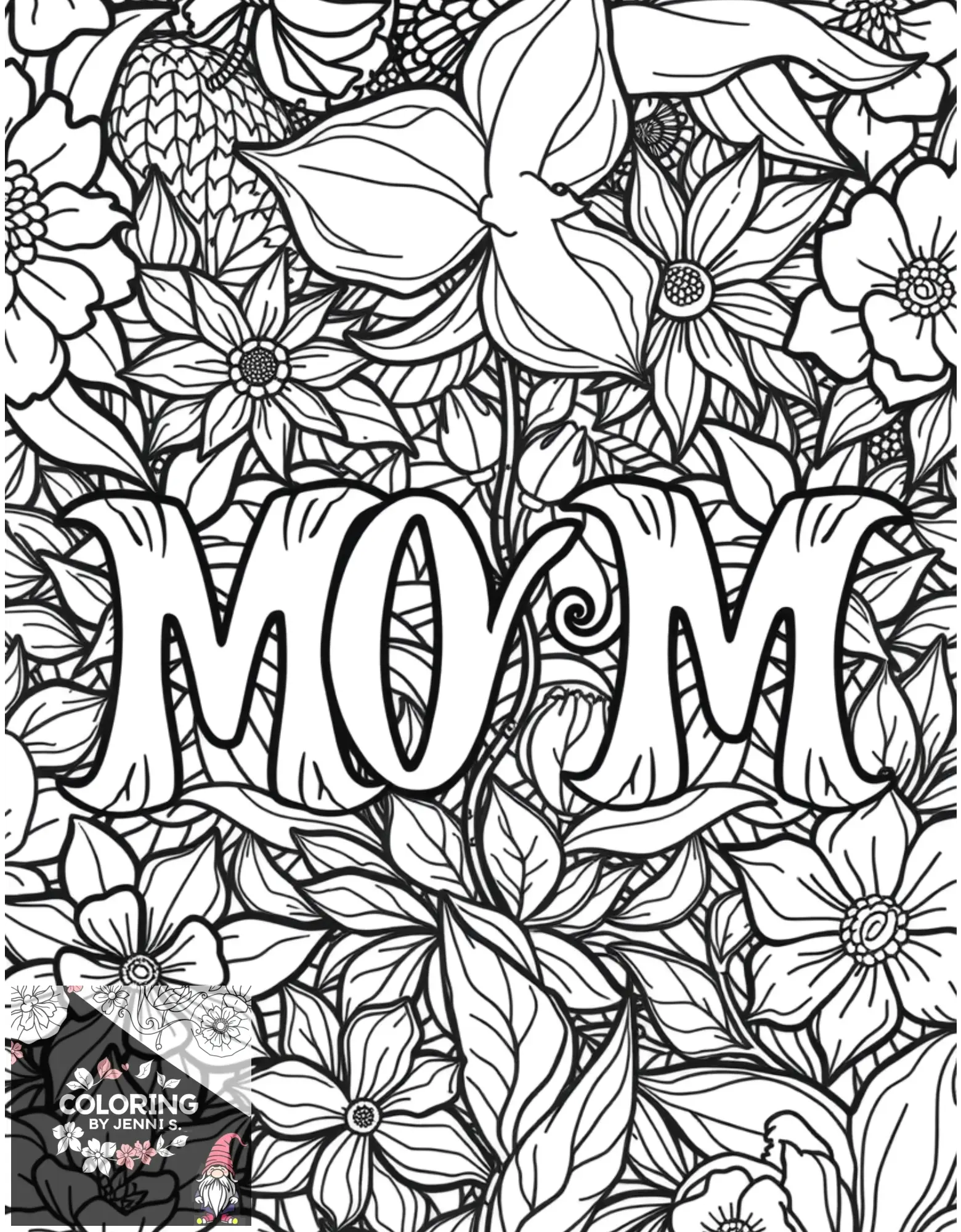 Custom Coloring Book -BUNDLE -Digital Copies -2 Books with 40 Pictures each - Coloring by Jenni S.