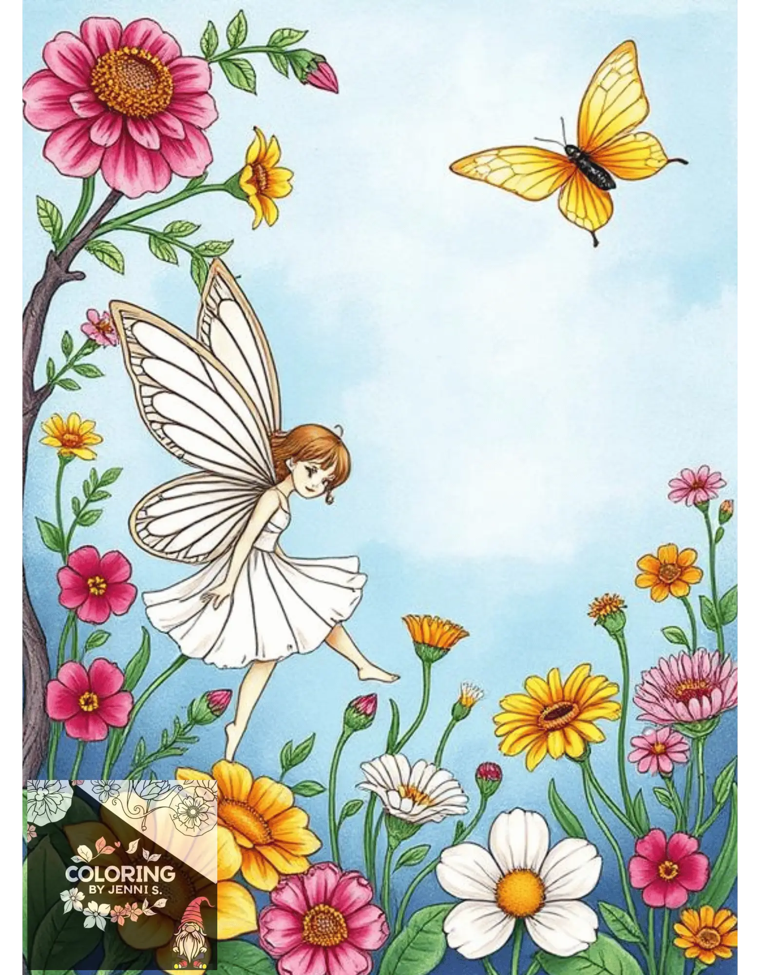 Custom Coloring Book -BUNDLE -Physical Copies -2 Books with 20 Pictures each - Coloring by Jenni S.