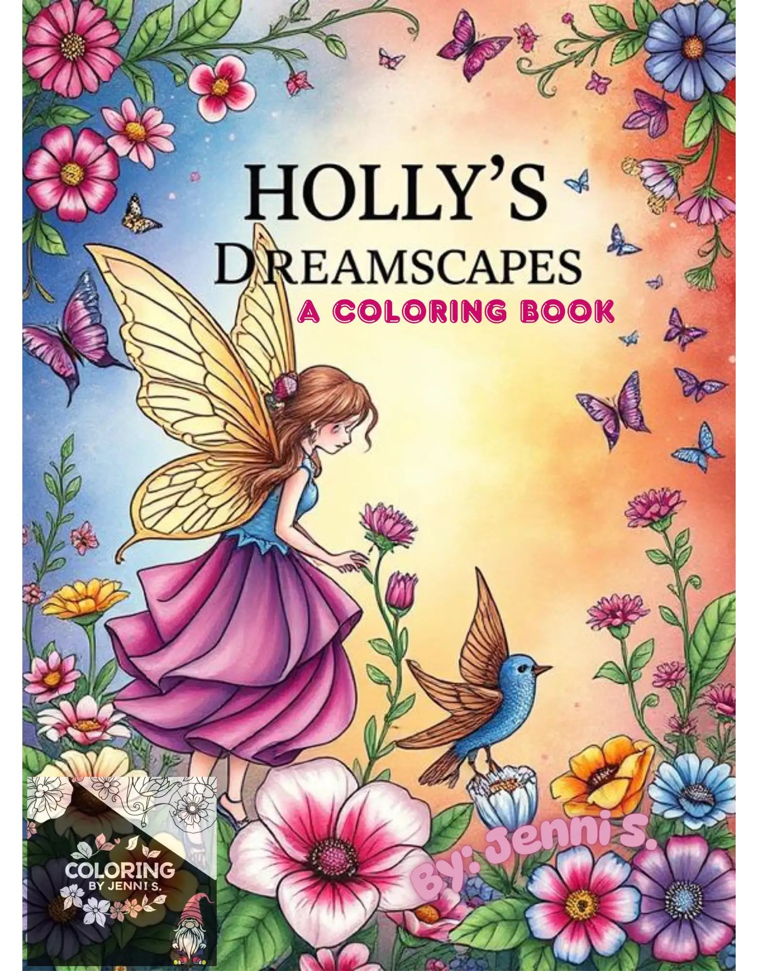 Custom Coloring Book -BUNDLE -Physical Copies -2 Books with 20 Pictures each - Coloring by Jenni S.
