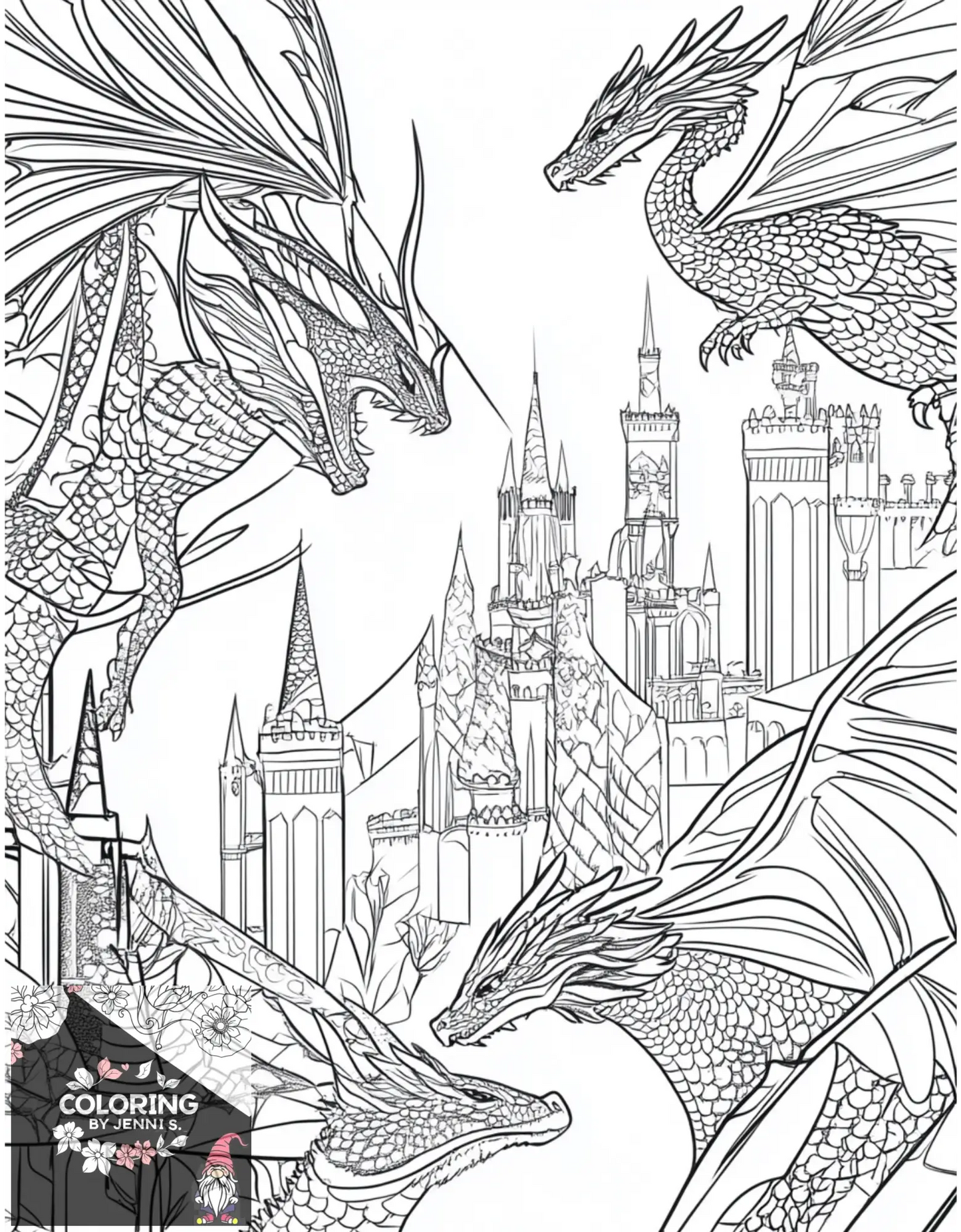 Custom Coloring Book -BUNDLE -Physical Copies -2 Books with 30 Pictures each - Coloring by Jenni S.
