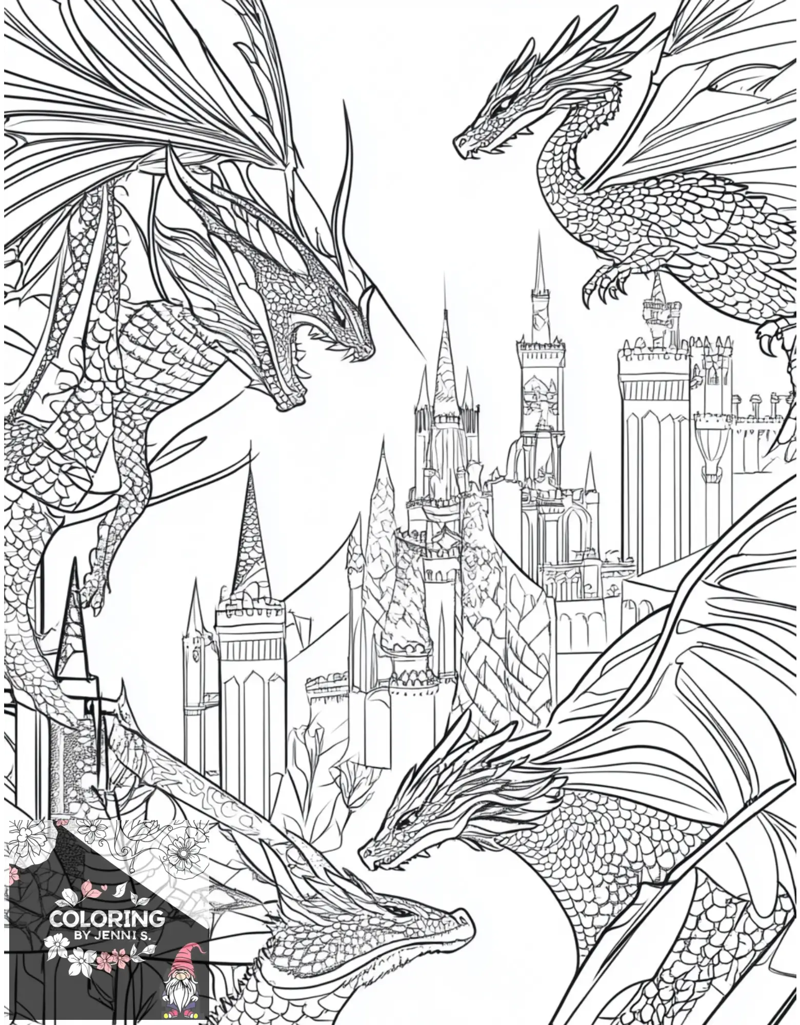 Custom Coloring Book -BUNDLE -Physical Copies -2 Books with 30 Pictures each - Coloring by Jenni S.