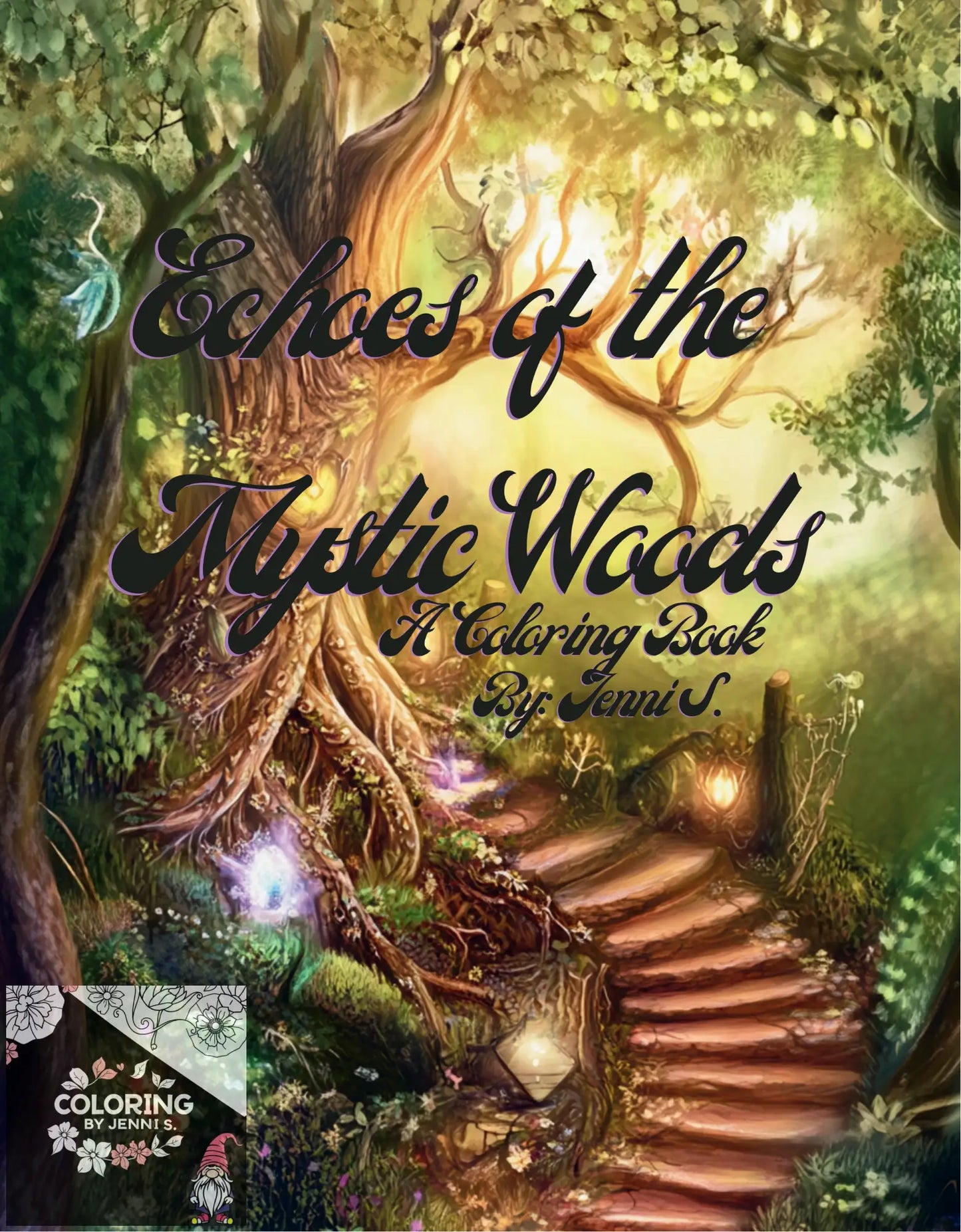 Coloring book cover.
