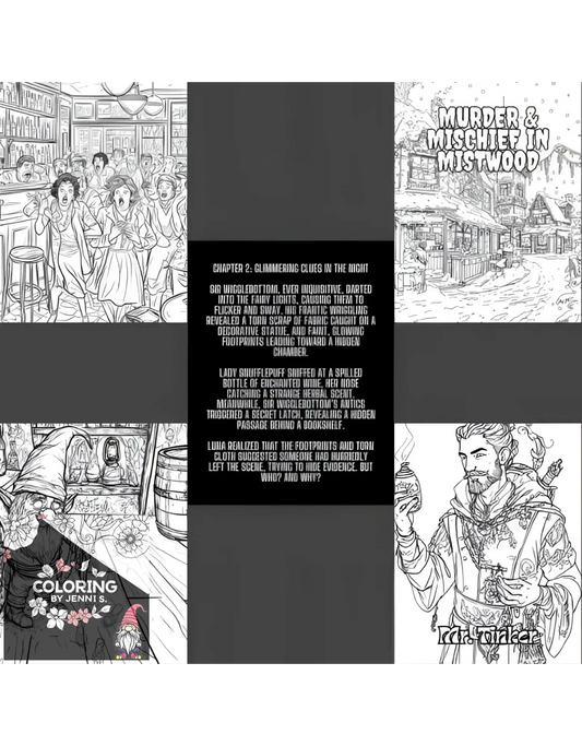 Coloring book page.