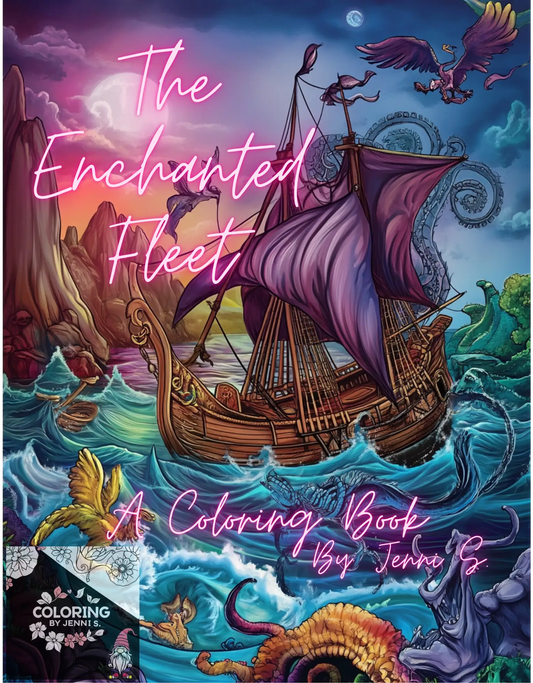 The Enchanted Fleet, a coloring book, by: Jenni S. - Coloring by Jenni S.